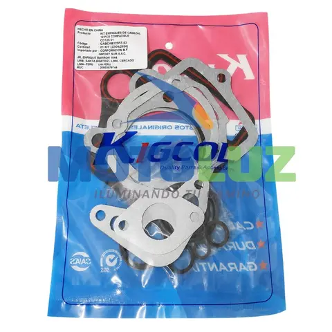 KIT DE EMPAQUE CABEZAL CG250 (AIRE)