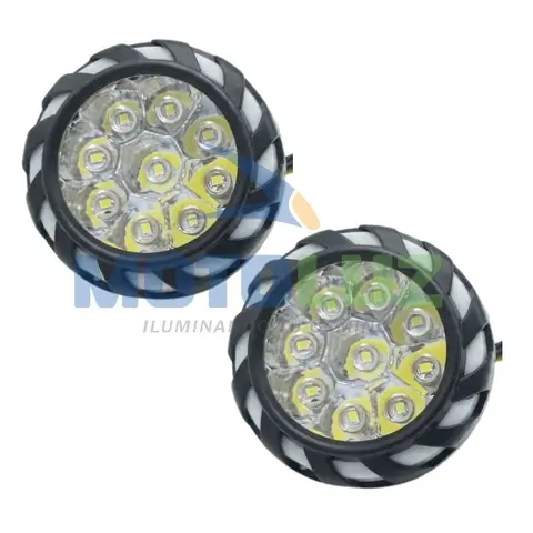 PAR FARITOS LEDS CON ARO DE ÁNGEL